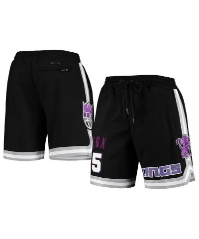 Men's De'Aaron Fox Black Sacramento Kings Team Player Shorts $36.80 Shorts