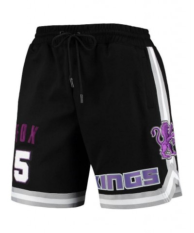 Men's De'Aaron Fox Black Sacramento Kings Team Player Shorts $36.80 Shorts