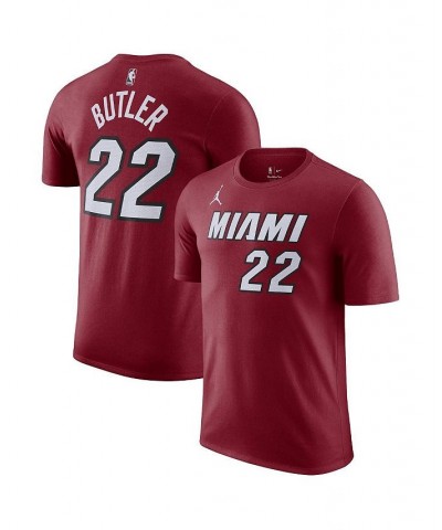 Men's Brand Jimmy Butler Red Miami Heat 2022/23 Statement Edition Name and Number T-shirt $15.48 T-Shirts