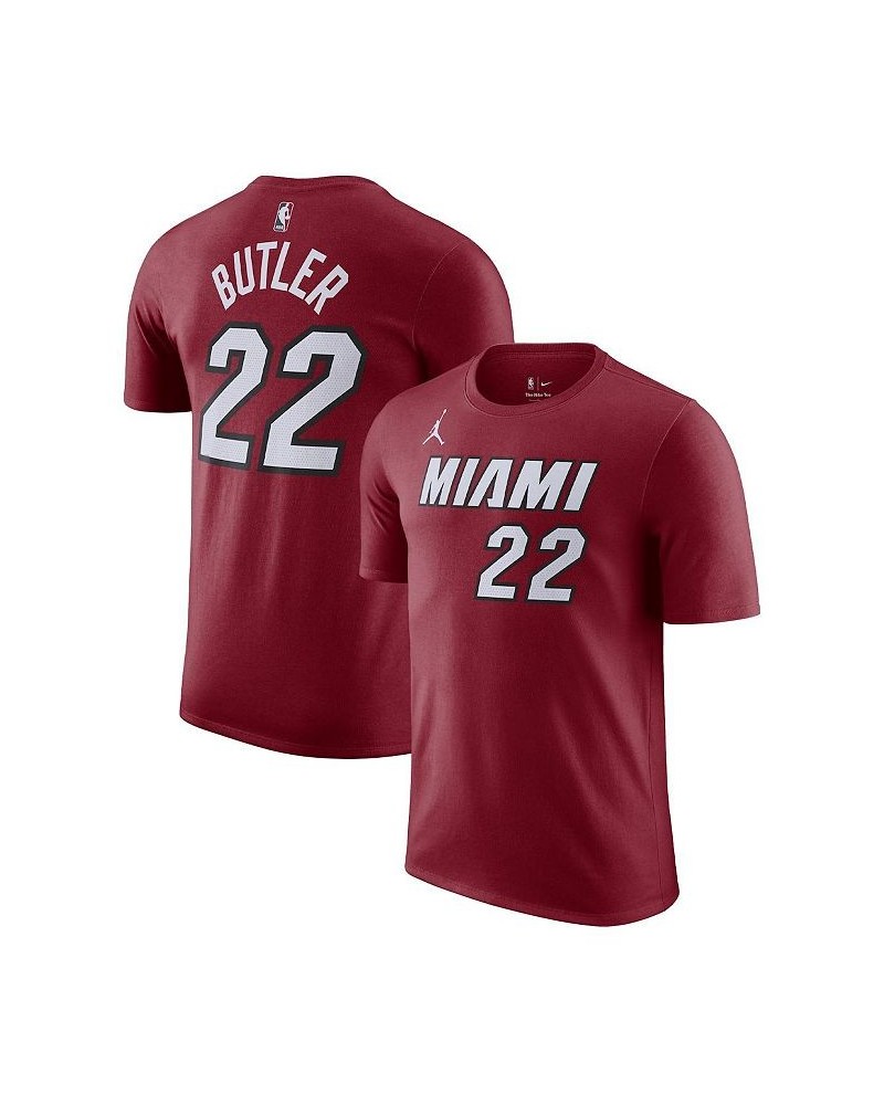 Men's Brand Jimmy Butler Red Miami Heat 2022/23 Statement Edition Name and Number T-shirt $15.48 T-Shirts