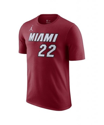 Men's Brand Jimmy Butler Red Miami Heat 2022/23 Statement Edition Name and Number T-shirt $15.48 T-Shirts