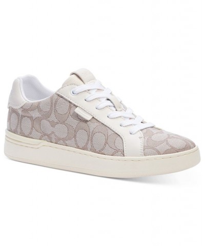 Women's Lowline Signature Lace-up Sneakers PD04 $73.60 Shoes