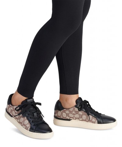 Women's Lowline Signature Lace-up Sneakers PD04 $73.60 Shoes