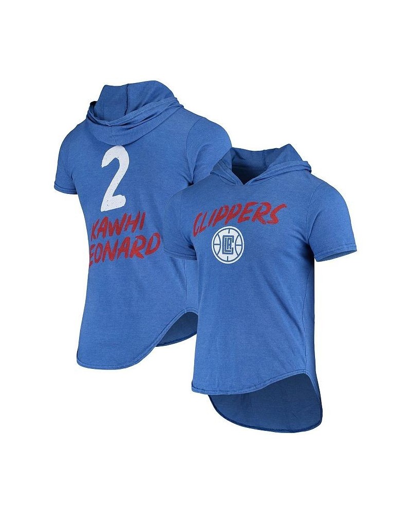 Men's Kawhi Leonard Heathered Royal LA Clippers Hoodie Tri-Blend T-shirt $30.08 T-Shirts