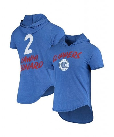 Men's Kawhi Leonard Heathered Royal LA Clippers Hoodie Tri-Blend T-shirt $30.08 T-Shirts