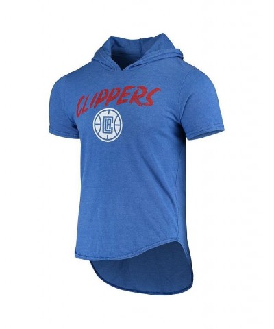 Men's Kawhi Leonard Heathered Royal LA Clippers Hoodie Tri-Blend T-shirt $30.08 T-Shirts