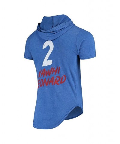 Men's Kawhi Leonard Heathered Royal LA Clippers Hoodie Tri-Blend T-shirt $30.08 T-Shirts