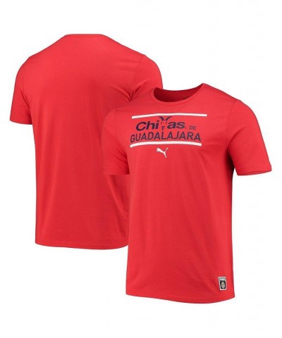 Men's Red Chivas FtblCore Logo T-shirt $14.00 T-Shirts