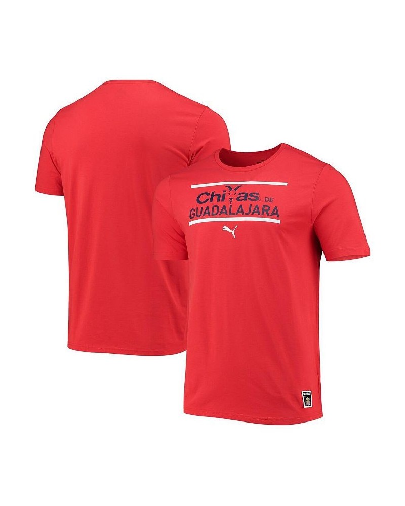 Men's Red Chivas FtblCore Logo T-shirt $14.00 T-Shirts