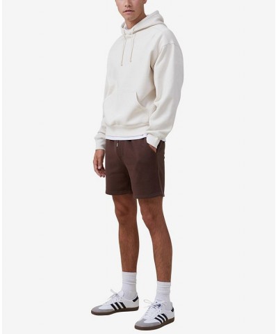 Men's Essential Fleece Shorts Brown $16.00 Shorts