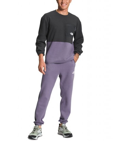 Men's Tech Crewneck Sweatshirt Purple $19.60 Sweatshirt