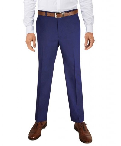 Men's Classic-Fit Stretch Solid Suit Pants PD03 $29.90 Suits