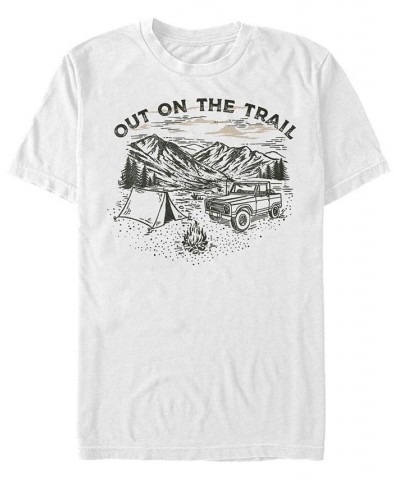 Men's Generic Additude Trail Camper Redux Short Sleeve T-shirt White $19.59 T-Shirts