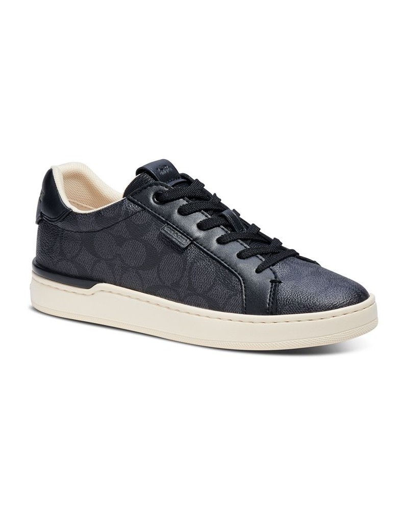 Women's Lowline Signature Lace-up Sneakers PD02 $73.60 Shoes