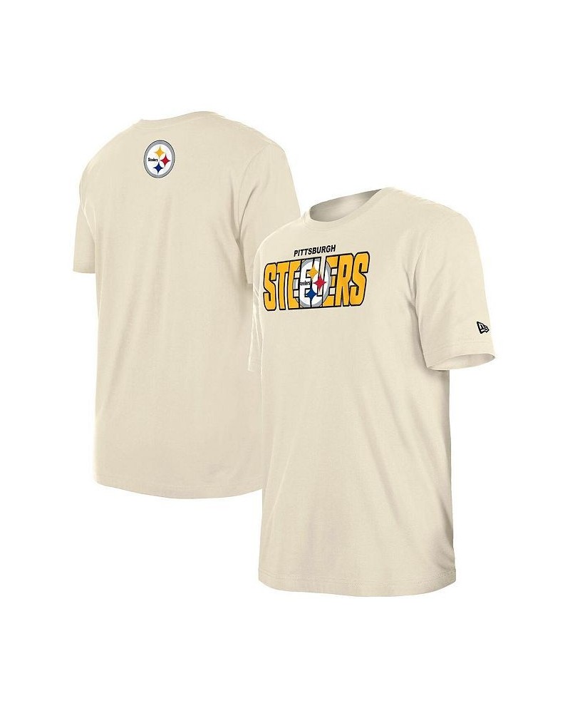 Men's Cream Pittsburgh Steelers 2023 NFL Draft T-shirt $31.34 T-Shirts