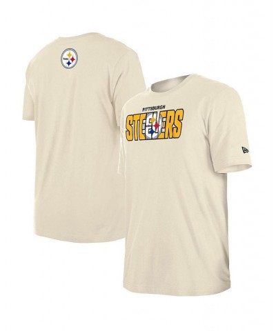 Men's Cream Pittsburgh Steelers 2023 NFL Draft T-shirt $31.34 T-Shirts