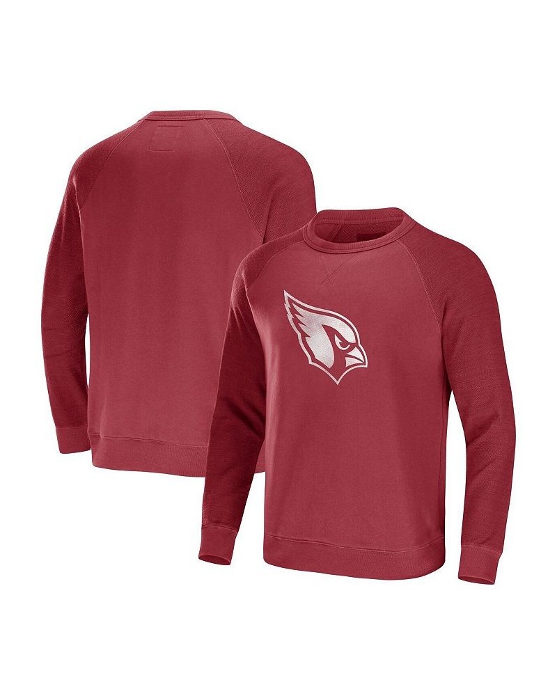 Men's NFL x Darius Rucker Collection by Cardinal Arizona Cardinals Raglan Fleece Pullover Sweatshirt $29.89 Sweatshirt