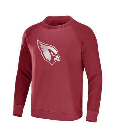 Men's NFL x Darius Rucker Collection by Cardinal Arizona Cardinals Raglan Fleece Pullover Sweatshirt $29.89 Sweatshirt