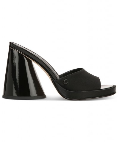 Haynes Cone-Heel Dress Sandals Black $43.60 Shoes