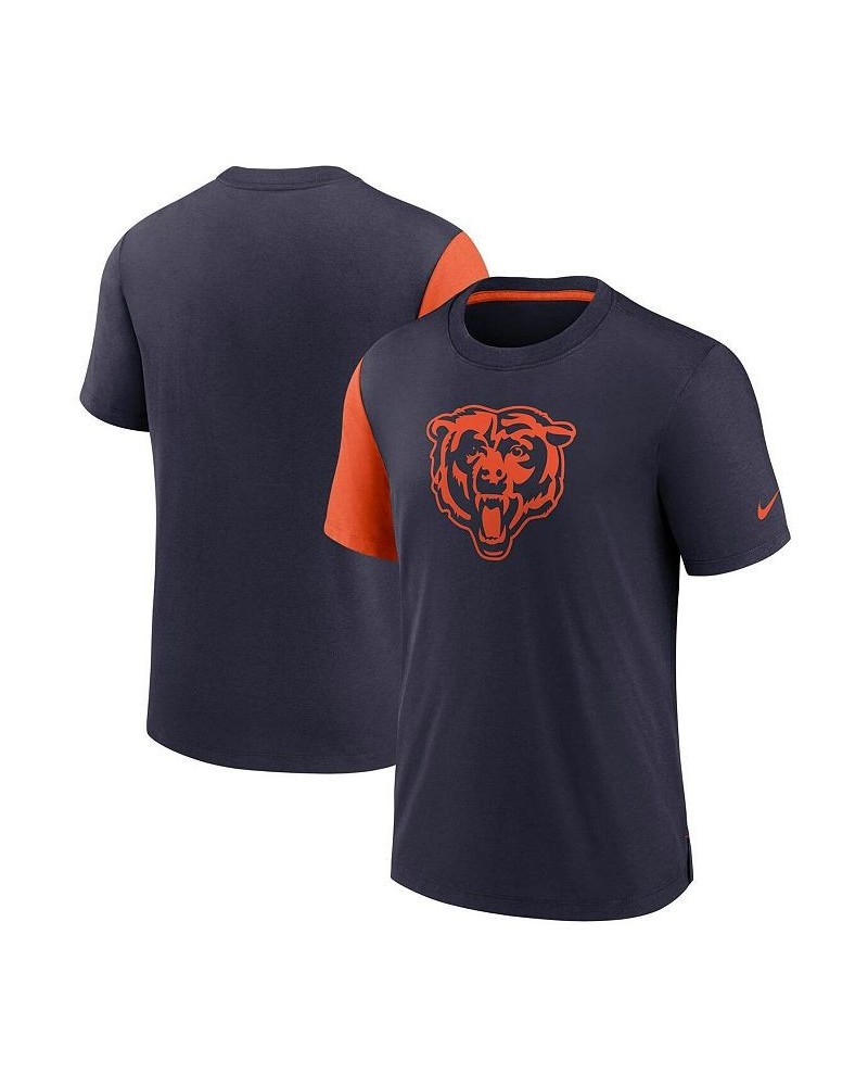 Men's Navy, Orange Chicago Bears Pop Performance T-shirt $20.00 T-Shirts