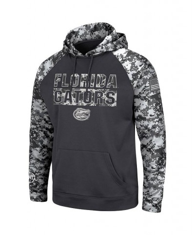 Men's Charcoal Florida Gators OHT Military-Inspired Appreciation Digital Camo Pullover Hoodie $31.50 Sweatshirt