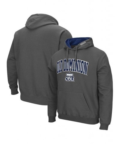 Men's Charcoal Old Dominion Monarchs Arch and Logo Pullover Hoodie $17.20 Sweatshirt