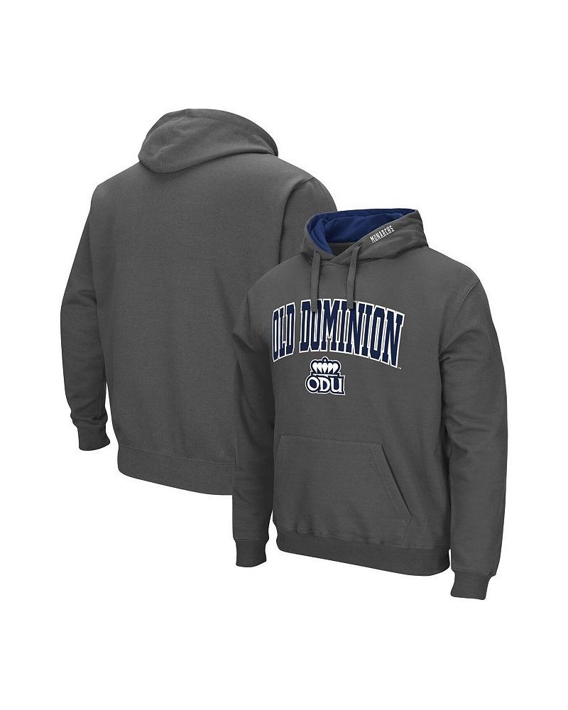 Men's Charcoal Old Dominion Monarchs Arch and Logo Pullover Hoodie $17.20 Sweatshirt