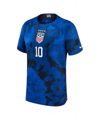 Men's Lindsey Horan Blue USWNT 2022/23 Away Breathe Stadium Replica Player Jersey $51.80 Jersey