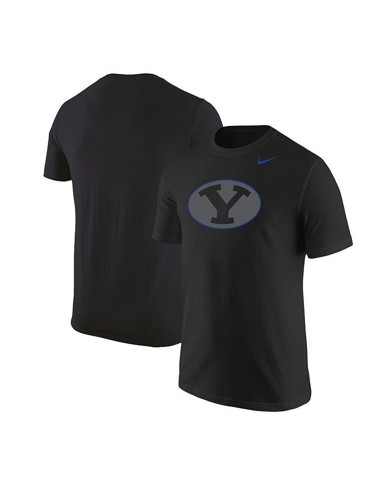 Men's Black BYU Cougars Logo Color Pop T-shirt $26.09 T-Shirts