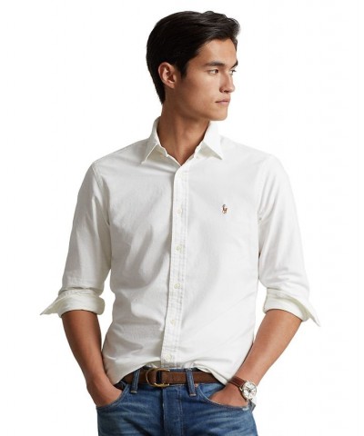 Men's Signature Oxford Shirt, Regular and Big & Tall White $40.50 Dress Shirts