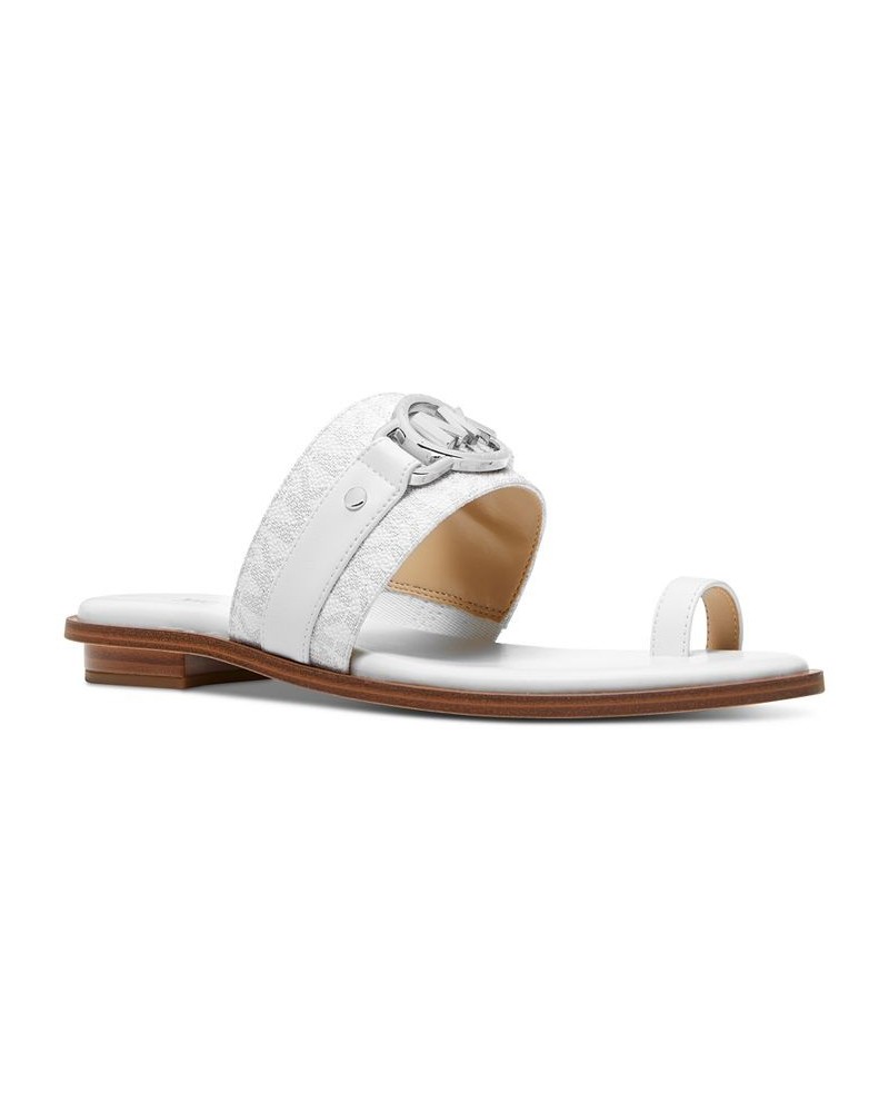 Women's Rory Flat Thong Sandals White $38.85 Shoes