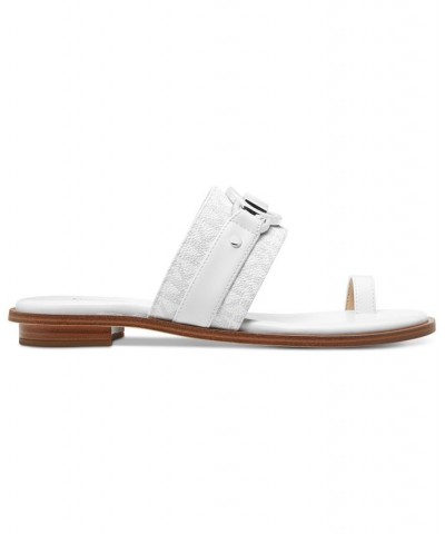 Women's Rory Flat Thong Sandals White $38.85 Shoes