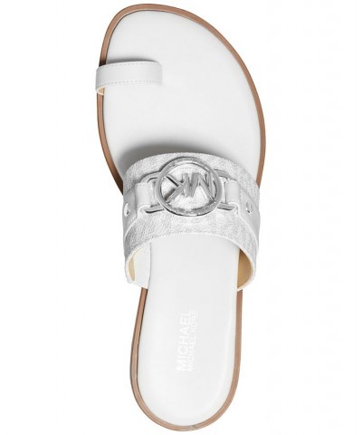 Women's Rory Flat Thong Sandals White $38.85 Shoes