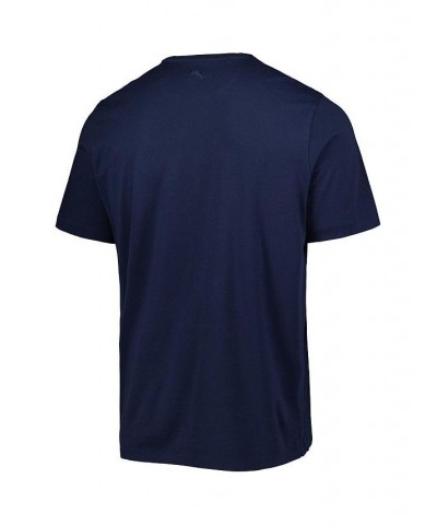 Men's Navy Chicago Bears Bali Skyline T-shirt $34.40 T-Shirts