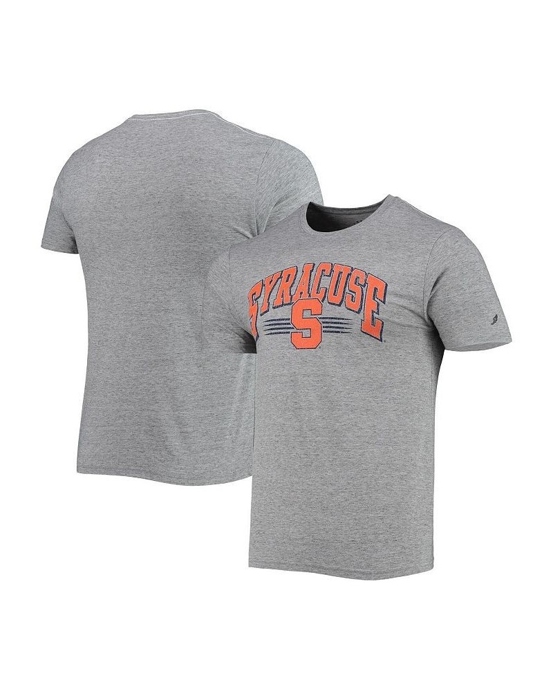 Men's Heathered Gray Syracuse Orange Upperclassman Reclaim Recycled Jersey T-shirt $18.90 T-Shirts