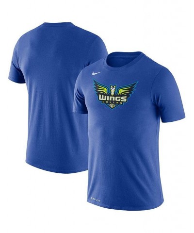 Men's Royal Dallas Wings Logo Performance T-shirt $23.84 T-Shirts