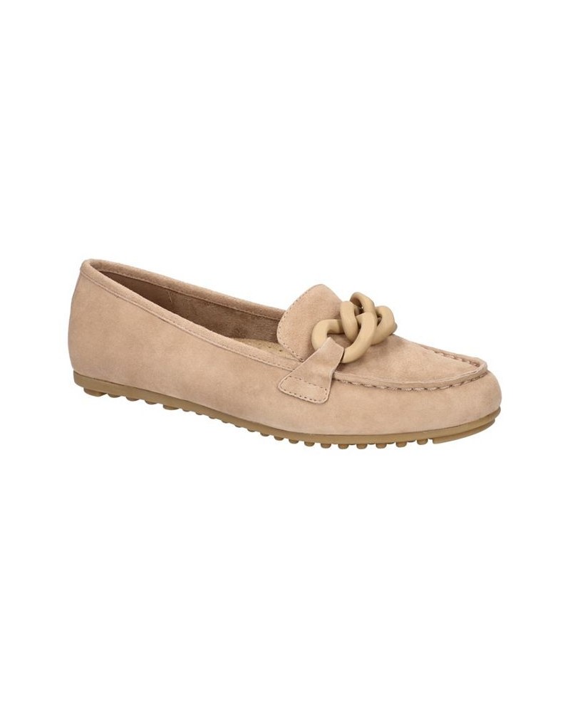 Women's Cullen Comfort Loafers Almond Suede Leather $54.60 Shoes