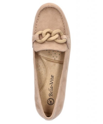 Women's Cullen Comfort Loafers Almond Suede Leather $54.60 Shoes