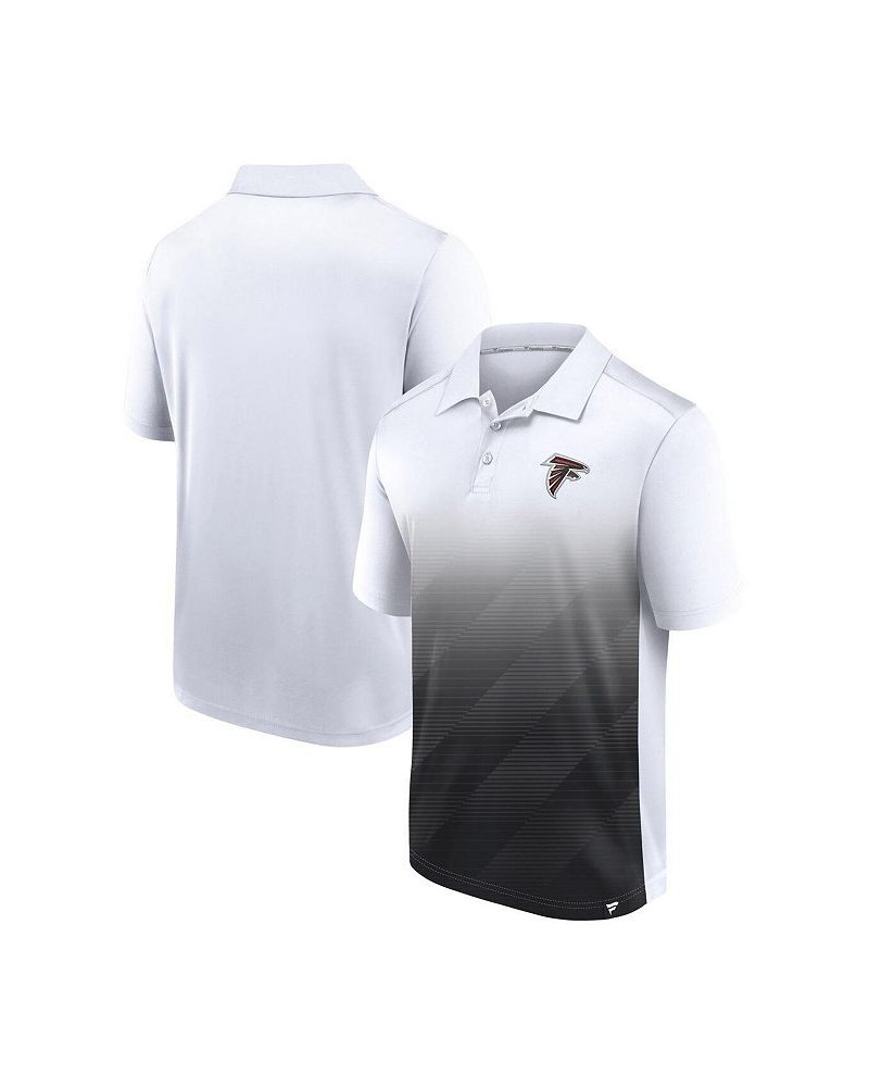 Men's Branded White, Black Atlanta Falcons Parameter Polo Shirt $33.79 Polo Shirts