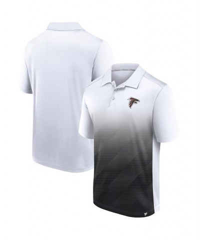 Men's Branded White, Black Atlanta Falcons Parameter Polo Shirt $33.79 Polo Shirts