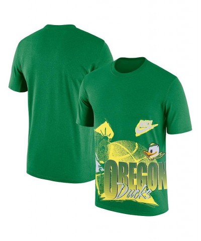 Men's Green Oregon Ducks Basketball 90s Hoop Max T-shirt $23.99 T-Shirts