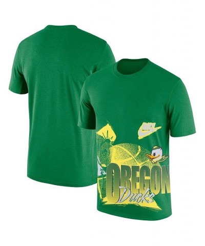 Men's Green Oregon Ducks Basketball 90s Hoop Max T-shirt $23.99 T-Shirts