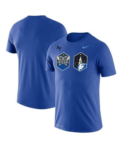 Men's Royal Air Force Falcons Space Force Rivalry Badge T-shirt $24.29 T-Shirts