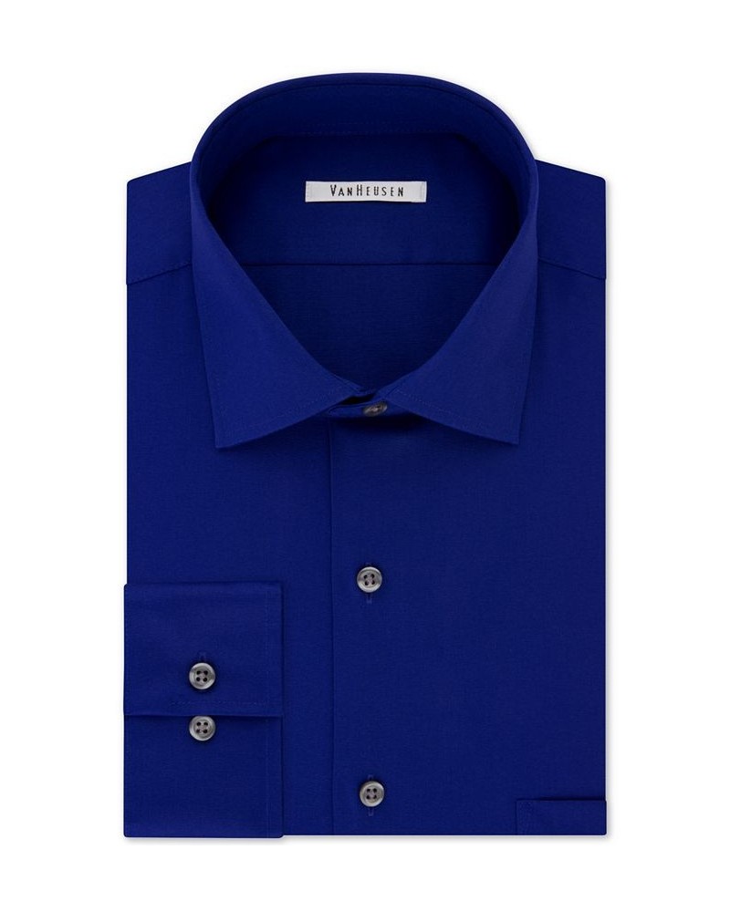 Men's Classic-Fit Wrinkle Free Flex Collar Stretch Solid Dress Shirt PD06 $20.25 Dress Shirts