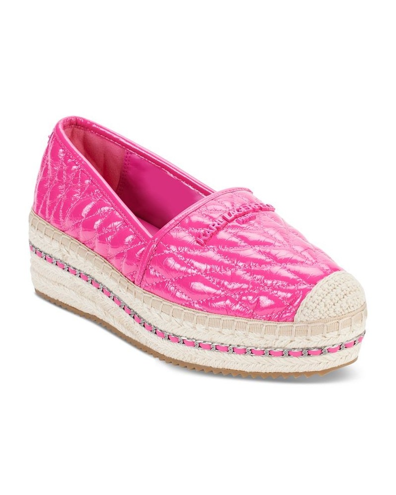 Women's Desta Slip-On Espadrille Platform Flats PD03 $73.14 Shoes