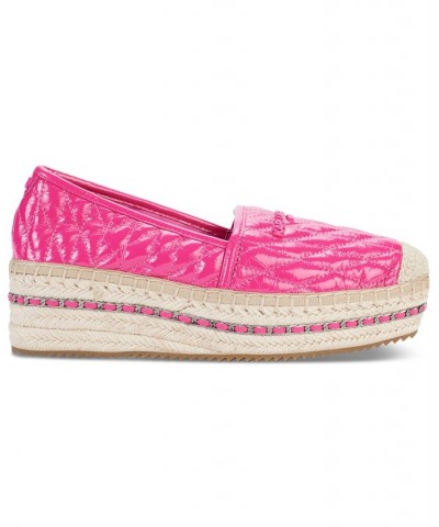 Women's Desta Slip-On Espadrille Platform Flats PD03 $73.14 Shoes