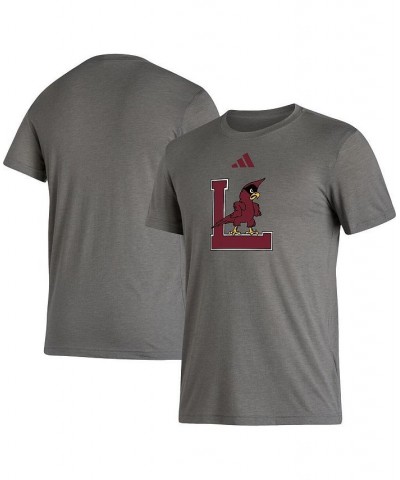 Men's Heather Gray Louisville Cardinals Modern Classic Tri-Blend T-shirt $26.54 T-Shirts