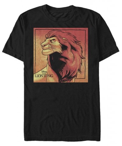 Men's Rasta King Short Sleeve Crew T-shirt Black $19.94 T-Shirts