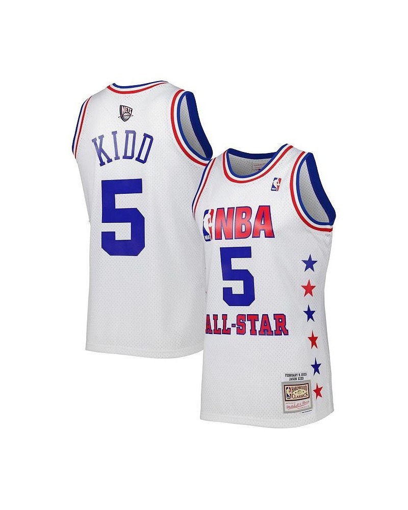 Men's Jason Kidd White Eastern Conference 2003 All Star Game Swingman Jersey $62.35 Jersey