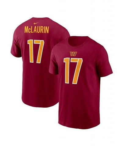 Men's Terry McLaurin Burgundy Washington Commanders Player Name and Number T-shirt $26.99 T-Shirts